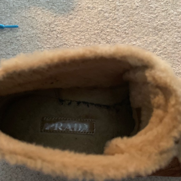 Prada brown suede booties size 9 - Picture 4 of 5